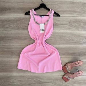 JEWEL PLAIN KNIT MINI DRESS